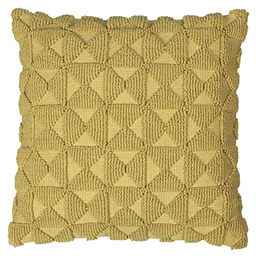 furn. VARMA Polyester gefülltes Kissen, Baumwolle, Honey, 45 x 45cm von furn.