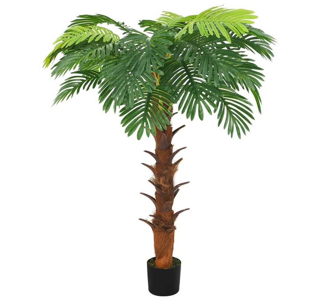 Kunstpflanze Künstliche Palme Cycas mit Topf 160 cm Grün, furnicato, Höhe 160 cm von furnicato