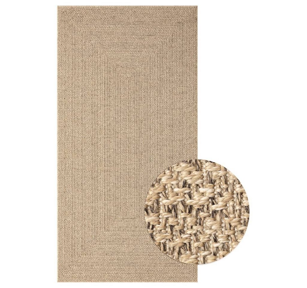 Teppich 80x150 cm Jute-Optik Innen und Außen, furnicato, Rechteckig von furnicato