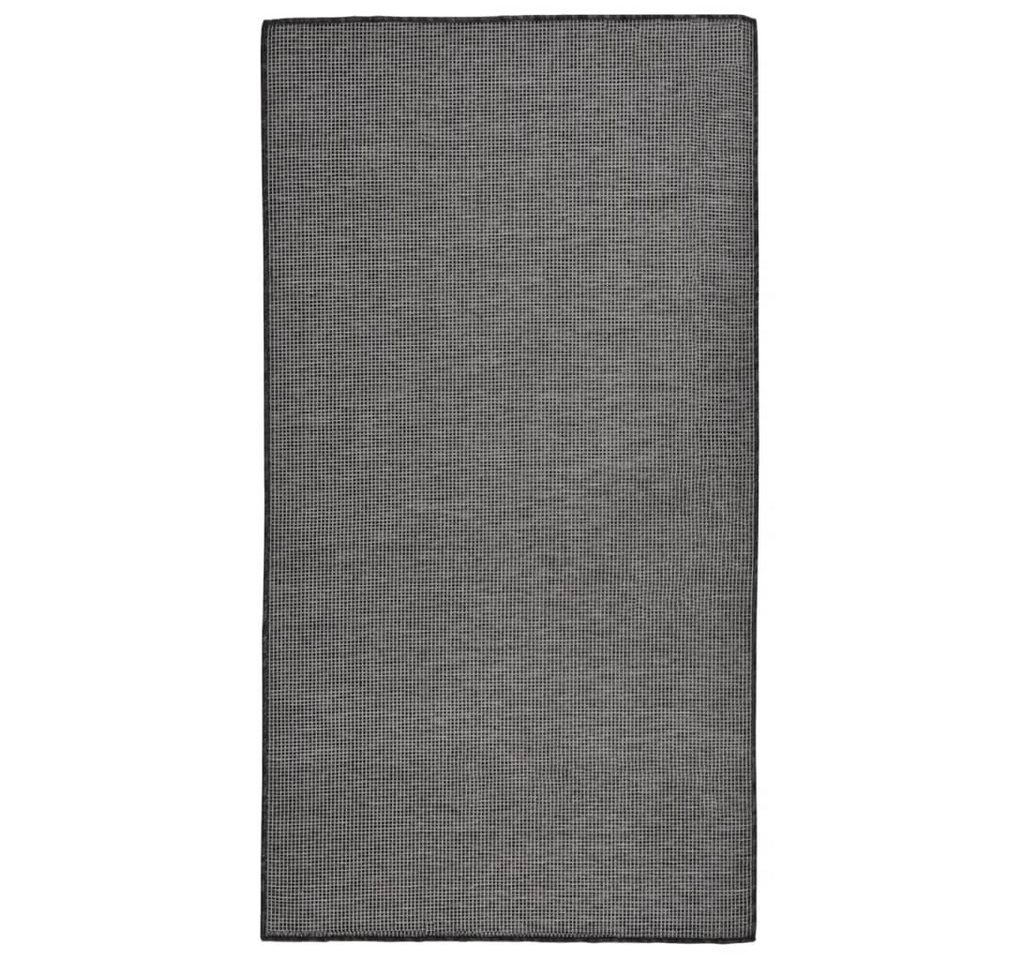 Teppich Outdoor-Flachgewebe 80x150 cm Grau, furnicato, Rechteckig von furnicato