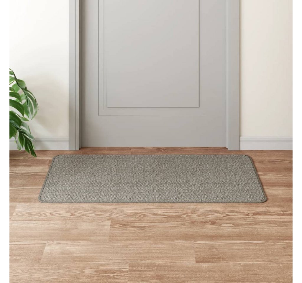 Teppich Teppichläufer Sisal-Optik Silbern 50x100 cm, furnicato, Rechteckig von furnicato