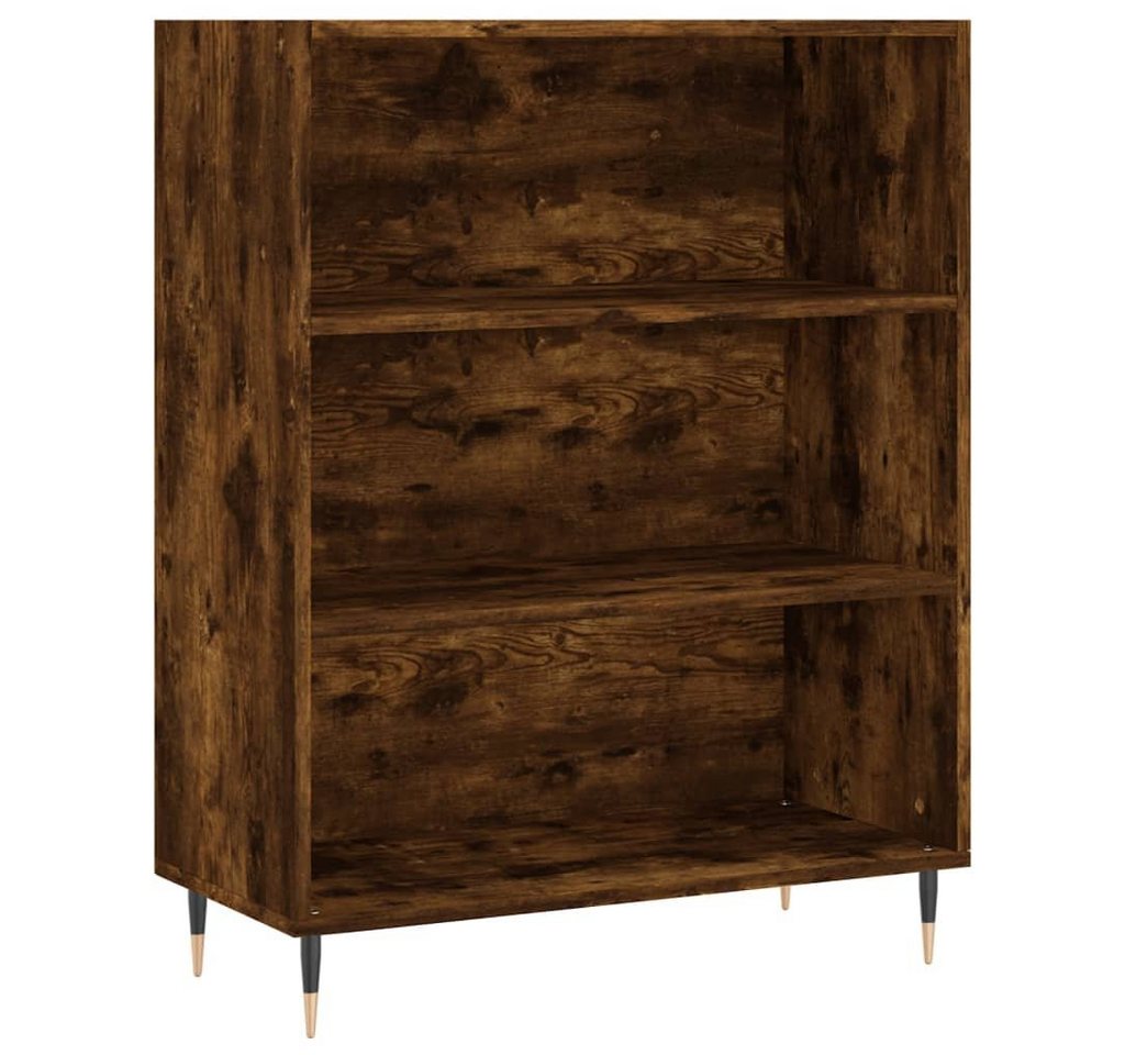 furnicato Bücherregal Räuchereiche 69,5x32,5x90 cm Holzwerkstoff von furnicato