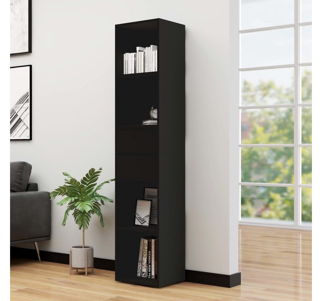 furnicato Bücherregal Schwarz 36x30x171 cm Holzwerkstoff von furnicato