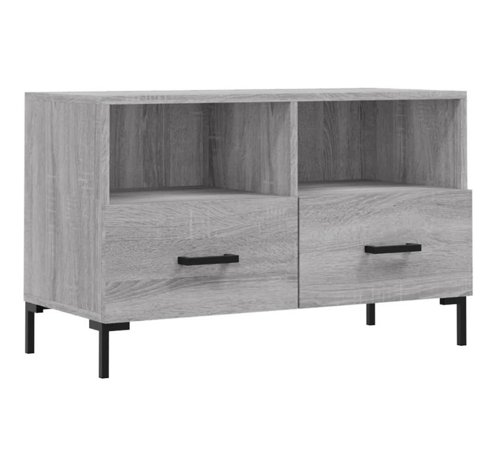 furnicato TV-Schrank Grau Sonoma 80x36x50 cm Holzwerkstoff von furnicato