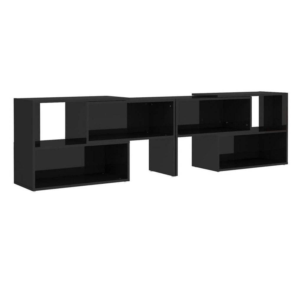 furnicato TV-Schrank Hochglanz-Schwarz 149x30x52 cm Holzwerkstoff von furnicato