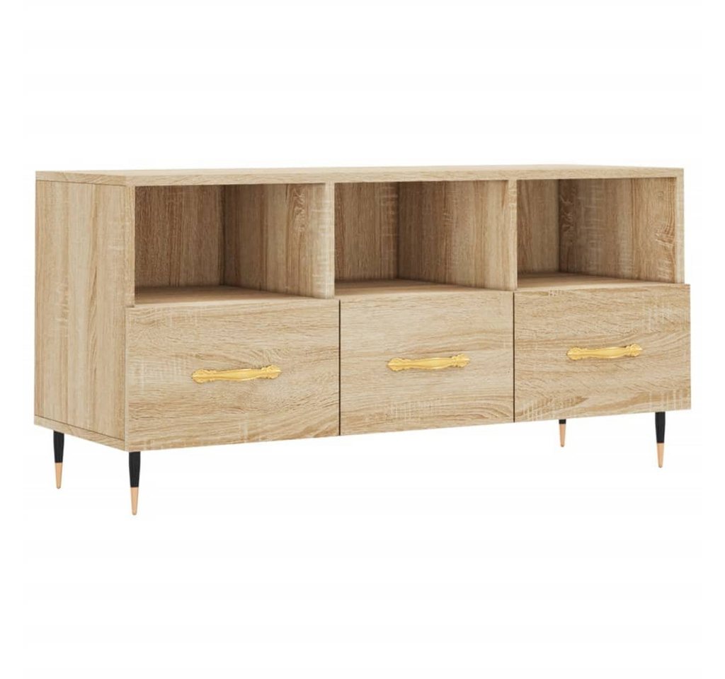 furnicato TV-Schrank Sonoma-Eiche 102x36x50 cm Holzwerkstoff von furnicato