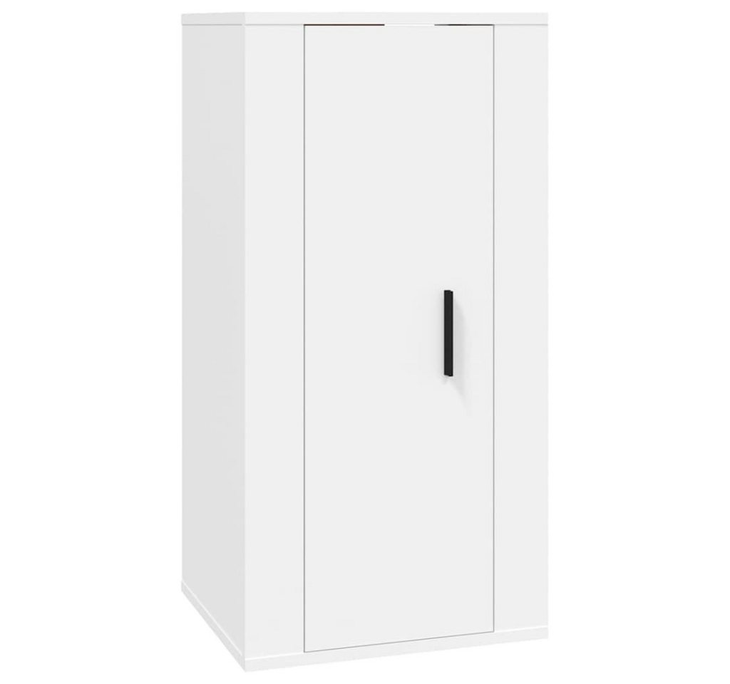 furnicato TV-Schrank TV-Wandschrank Weiß 40x34,5x80 cm von furnicato