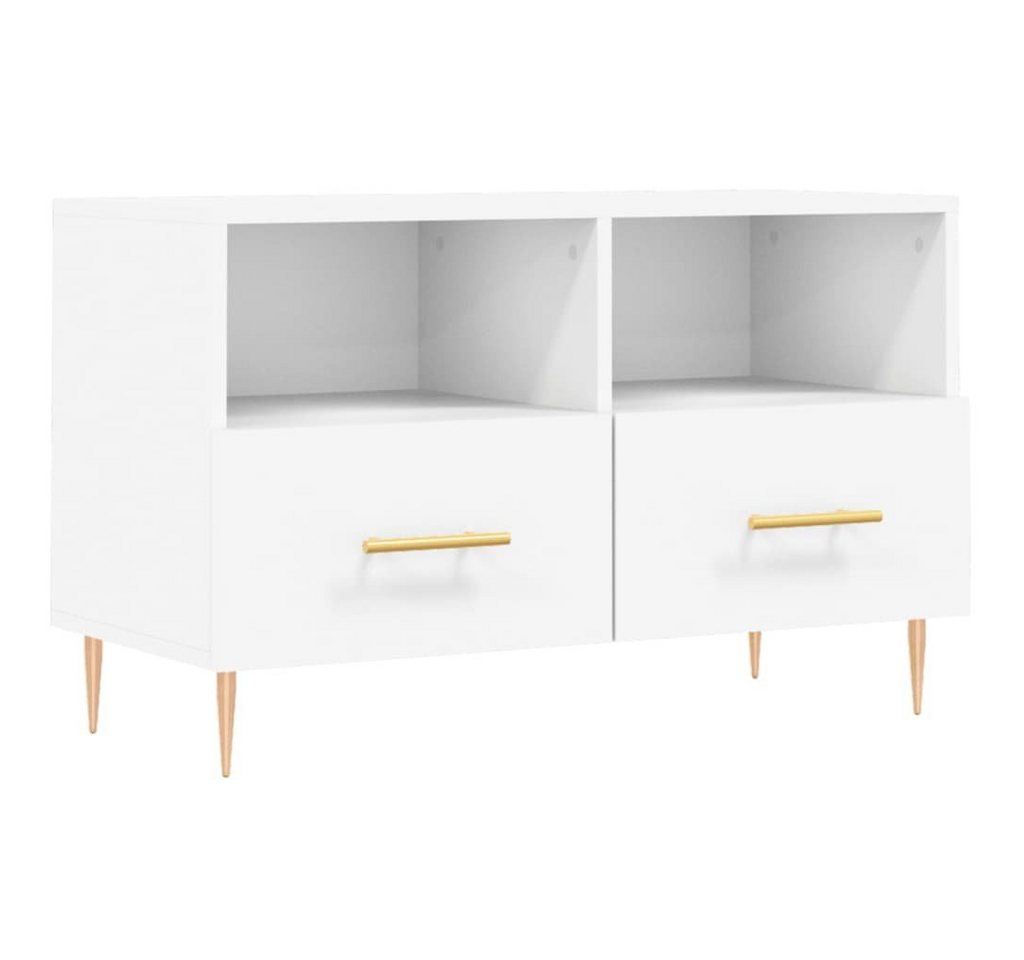 furnicato TV-Schrank Weiß 80x36x50 cm Holzwerkstoff von furnicato