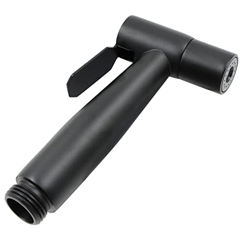 Toilette Handbrause Sprayer Bidet Sprühkopf - WC Duschkopf Ersatzteile aus 304 Edelstahl, Hygiene und Bettpfannen Reinigung, für Küche Dusche Badezimmer Hand Sprüher, Schwarz (nur Sprühkopf) von fuxunamz