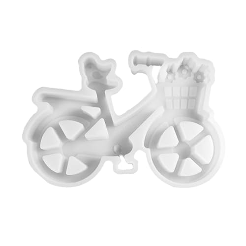 fxwtich Blumen-Vogel-Silikonform für DIY-Fahrraddekoration. Hier ist sicher ein Produkttitel für die Auflistung wiederverwendbarer 3D-Form-Heimdekor-Fahrrad-Gips-Bastelkerzen Weiß von fxwtich