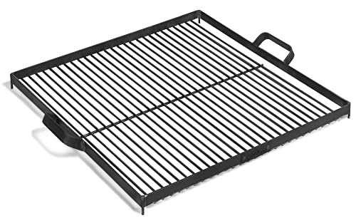 gartendekoparadies.de Grillrost 50 x 50 cm Grill Rost für Feuerschale Ø 70 cm aus Gusseisen (50 x 50 cm) von gartendekoparadies.de