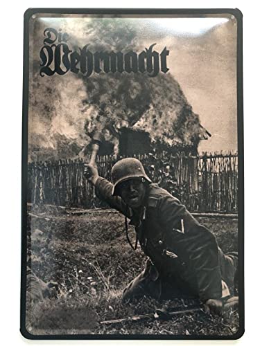 Blechschild 20x30cm gewölbt Historisch Deutscher Soldat im Einsatz Deko Geschenk Schild Blechschild 20x30cm gewölbt Historisch Deutscher Soldat im Einsatz Deko Geschenk Schild von generisch