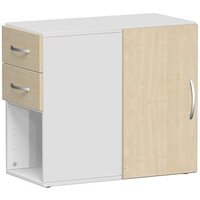 geramöbel Flex Standcontainer lichtgrau, ahorn 2 Auszüge 80,0 x 42,0 x 72,0 cm geramöbel Flex Standcontainer lichtgrau, ahorn 2 Auszüge 80,0 x 42,0 x 72,0 cm von geramöbel