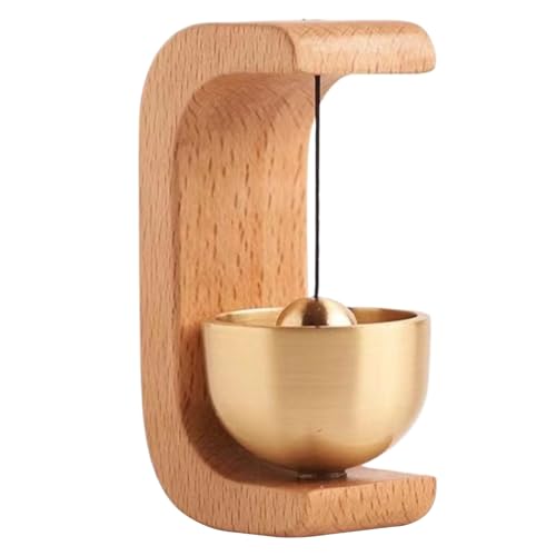 CHIMES TOR CHIME Magnetic C-förmige Tür Harp Holz süße dekorative Tür Eingangsglotz-Türklingelspiel für Türöffnungs-Ladenbesitzergeschäft, Blockfarbe von ggtuyt