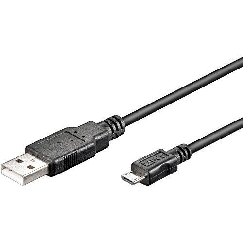 Goobay 65735 USB 2.0 Hi-Speed Dual-Power Kabel, 0,3 m schwarz von goobay