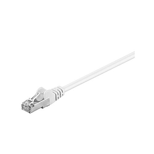 Goobay 95631 CAT 5e Patchkabel, SF/UTP, Weiß von goobay