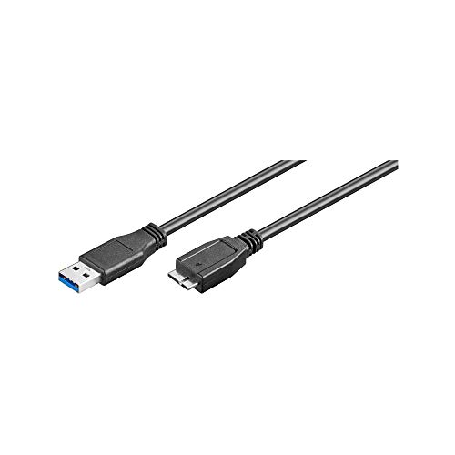 Goobay 95734 USB 3.0 Super Speed Kabel, 0,5 m schwarz von goobay