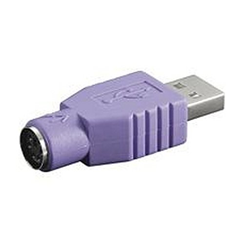 Goobay Wentronic USB/Ps2 Adapter USB Ps2 Grau, violett Adapter Cable – Adapter für Kabel (USB, PS2, Grau, violett) von goobay
