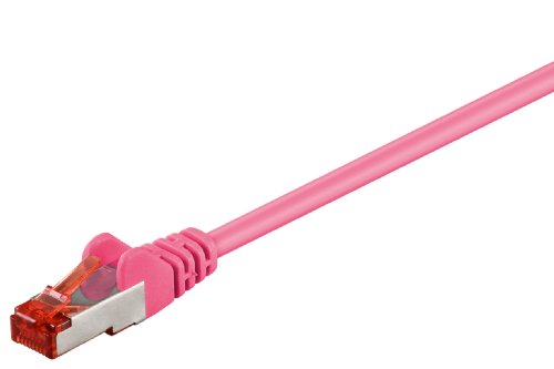 goobay Patchkabel 1m Magenta, S/FTP CAT6 von goobay