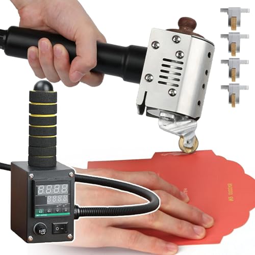guoyjmm Kommerzieller Heißkleber Roller mit 4 Kleberollen in Stückgröße, Hand-Heißkleber Spender mit 50-220 °C Einstellbarer Temperatur, für Lederverpackungen,50ml guoyjmm Kommerzieller Heißkleber Roller mit 4 Kleberollen in Stückgröße, Hand-Heißkleber Spender mit 50-220 °C Einstellbarer Temperatur, für Lederverpackungen,50ml von guoyjmm