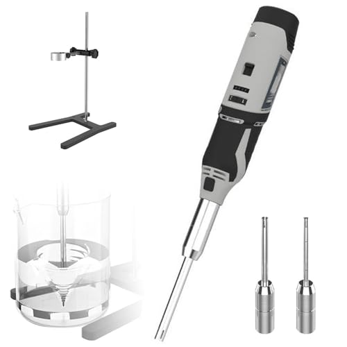 guoyjmm Labor-Zellgewebe Homogenisator, Hand Gewebemühle, Emulgator Dispergierer Zelldisruptor Mischer, 0,5–250 ml, mit 6 mm, 8 mm, 10 mm Arbeitsköpfen, 6-stufig einstellbar,Charge+Base guoyjmm Labor-Zellgewebe Homogenisator, Hand Gewebemühle, Emulgator Dispergierer Zelldisruptor Mischer, 0,5–250 ml, mit 6 mm, 8 mm, 10 mm Arbeitsköpfen, 6-stufig einstellbar,Charge+Base von guoyjmm