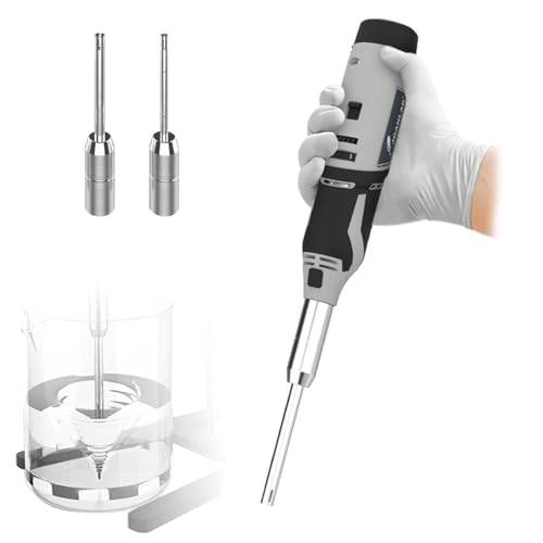 guoyjmm Labor-Zellgewebe Homogenisator, Hand Gewebemühle, Emulgator Dispergierer Zelldisruptor Mischer, 0,5–250 ml, mit 6 mm, 8 mm, 10 mm Arbeitsköpfen, 6-stufig einstellbar,Charge guoyjmm Labor-Zellgewebe Homogenisator, Hand Gewebemühle, Emulgator Dispergierer Zelldisruptor Mischer, 0,5–250 ml, mit 6 mm, 8 mm, 10 mm Arbeitsköpfen, 6-stufig einstellbar,Charge von guoyjmm