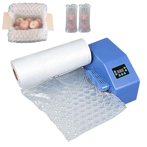 guoyjmm Luftpolsterfolienmaschine, Automatische Luftkissenmaschine, 200-W-Luftkissenmaschine für Folien-Airbag-Verpackungen, Tragbare Luftkissenfolienmaschine 16 m/min,Blue guoyjmm Luftpolsterfolienmaschine, Automatische Luftkissenmaschine, 200-W-Luftkissenmaschine für Folien-Airbag-Verpackungen, Tragbare Luftkissenfolienmaschine 16 m/min,Blue von guoyjmm