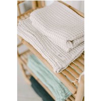 Leinen Waffel Handtuch - Badetuch Baumwolle Sauna Weiches Spa von gustlinen