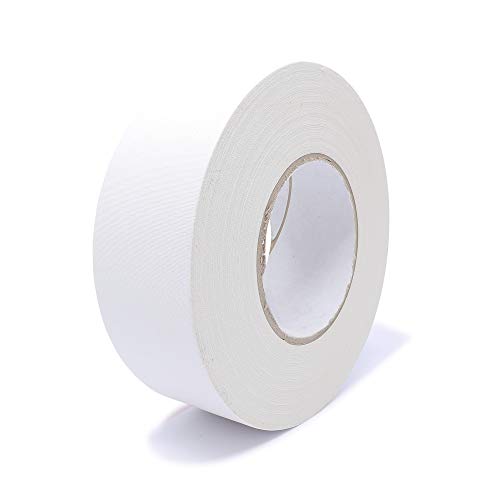 gws Gewebeklebeband, premium Panzertape in Profi-Qualität mit Natur-Kautschukkleber, Wasserdicht, Breite: 50mm Länge: 50m, Farbe: Weiß von gws