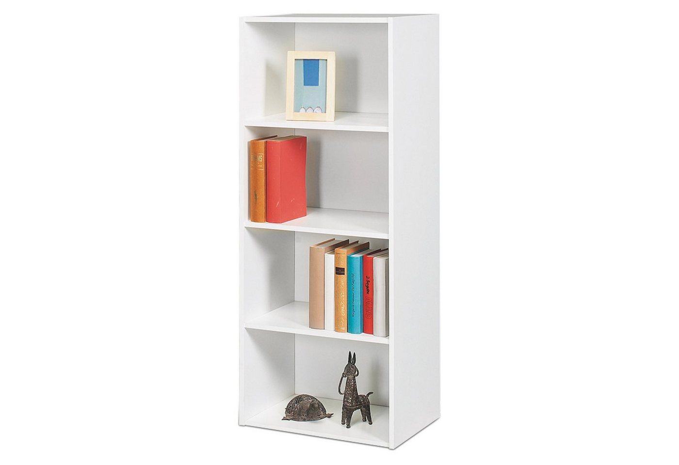 habeig Bücherregal Tube Bücherregal Standregal 4 Fächer Belastung Regalboden Standregal von habeig