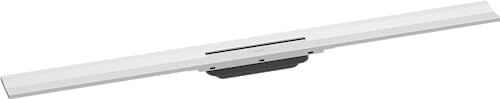 hansgrohe Fertigset Duschrinne RainDrain Flex, Abflussrinne 1000mm, Bodenablauf Dusche kürzbar zur Wandmontage, Mattweiß hansgrohe Fertigset Duschrinne RainDrain Flex, Abflussrinne 1000mm, Bodenablauf Dusche kürzbar zur Wandmontage, Mattweiß von hansgrohe