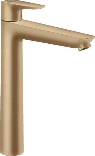 hansgrohe Wasserhahn Talis E (Armatur mit Auslauf Höhe 240 mm), Einhebel-Waschtischmischer ohne Ablaufgarnitur, Brushed Bronze von hansgrohe