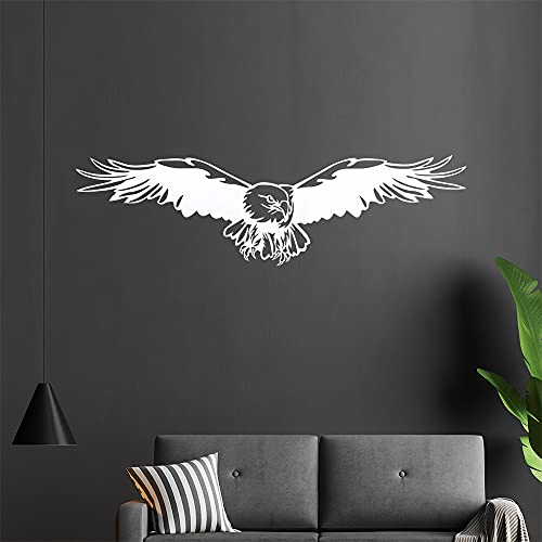 Adler Wandtattoo in 6 Größen - Wandaufkleber Wall Sticker - Dekoration, Küche, Wohnzimmer, Schlafzimmer, Badezimmer von hauptsachebeklebt