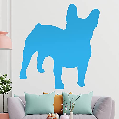 KIWISTAR Französische Bulldogge Silhouette Wandtattoo in 6 Größen - Wandaufkleber Wall Sticker - Dekoration, Küche, Wohnzimmer, Schlafzimmer, Badezimmer von hauptsachebeklebt