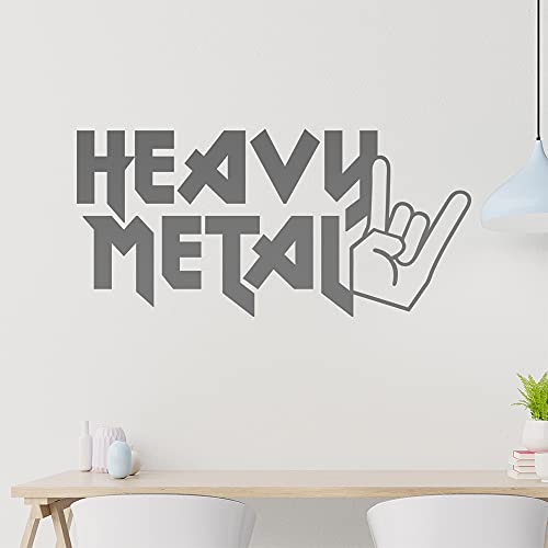 KIWISTAR Heavy Metal Hand Hörner - Hardrock Rock Zeichen Wandtattoo in 6 Größen - Wandaufkleber Wall Sticker - Dekoration, Küche, Wohnzimmer, Schlafzimmer, Badezimmer von hauptsachebeklebt