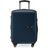 Hauptstadtkoffer Hartschalen-Trolley "Mitte, dunkelblau, 55 cm", 4 Rollen, Hartschalen-Koffer Handgepäck-Koffer TSA Schloss Volumenerweiterung von hauptstadtkoffer