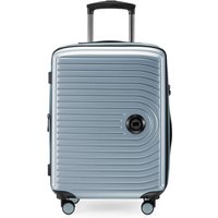 Hauptstadtkoffer Hartschalen-Trolley "Mitte, pool blue, 55 cm", 4 Rollen, Hartschalen-Koffer Handgepäck-Koffer TSA Schloss Volumenerweiterung von hauptstadtkoffer