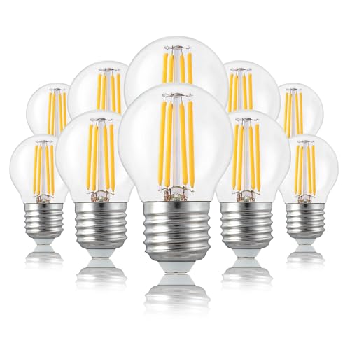 Hellum e27 LED Birne Tropfen, Glühbirne e27 4,5 W, LED Leuchtmittel e27 klar, 470 Lumen e27 LED warmweiss Glühbirne, 10er Set mini Kühlschrank Glühbirne e27, Glühlampe warmweiß, e27 mini Globe, 220445 Hellum e27 LED Birne Tropfen, Glühbirne e27 4,5 W, LED Leuchtmittel e27 klar, 470 Lumen e27 LED warmweiss Glühbirne, 10er Set mini Kühlschrank Glühbirne e27, Glühlampe warmweiß, e27 mini Globe, 220445 von hellum