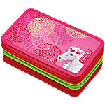 Herlitz Federmäppchen Design: Bloomy Horse 19 (B) x 11,5 (T) x 7 (H) cm Hellgrün,Rosa von herlitz