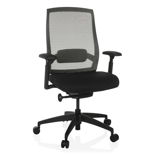 hjh OFFICE Ergonomischer Bürostuhl Colore Profi Drehstuhl, Sitztiefe & Lordosenstütze verstellbar, atmungsaktive Rückenlehne, Schwarz hjh OFFICE Ergonomischer Bürostuhl Colore Profi Drehstuhl, Sitztiefe & Lordosenstütze verstellbar, atmungsaktive Rückenlehne, Schwarz von hjh OFFICE