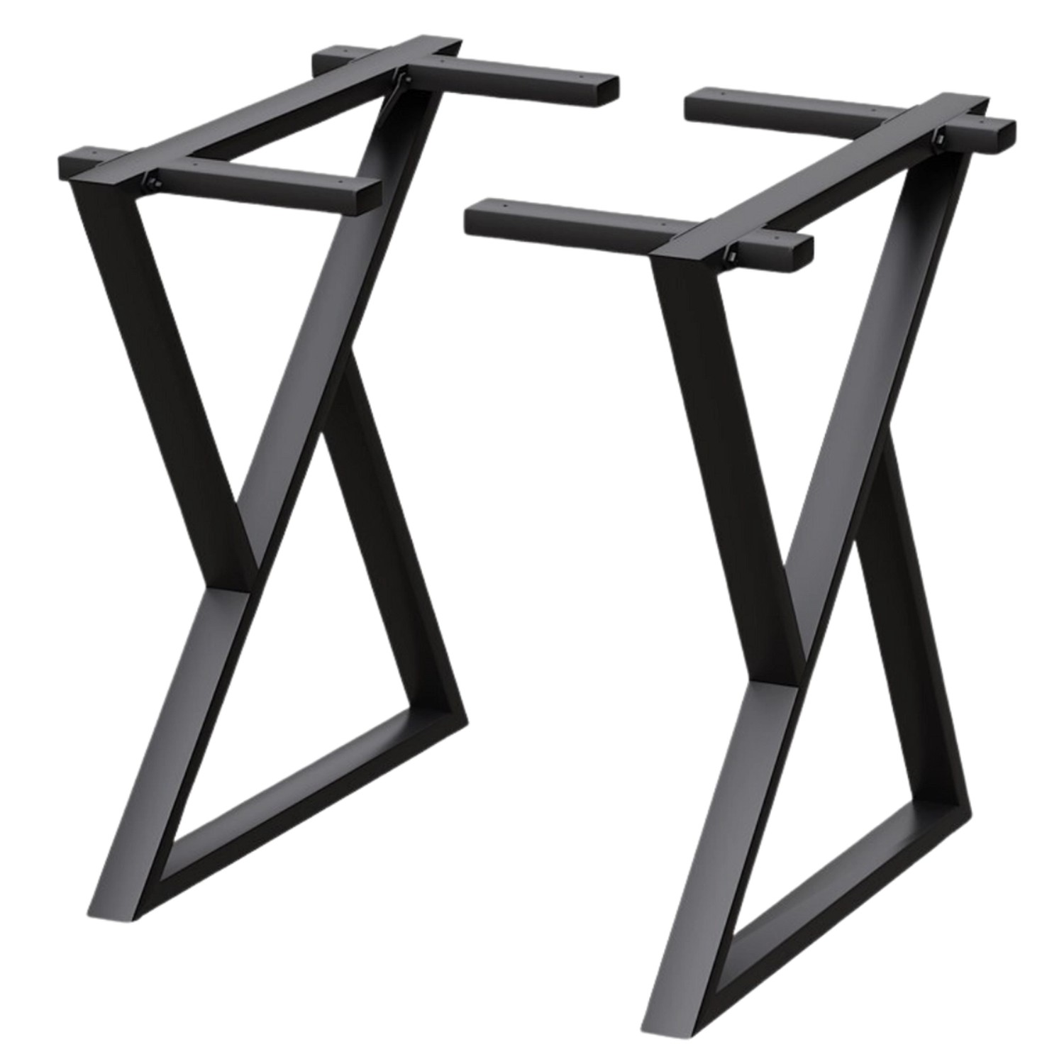 holz4home Doppel Dreieck Tischgestell Metall Schwarz 1 Paar aus 2 Stück holz4home Doppel Dreieck Tischgestell Metall Schwarz 1 Paar aus 2 Stück von holz4home