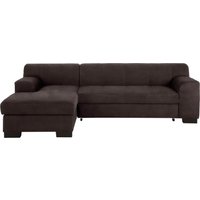 Home affaire Ecksofa "Falk L-Form", mit Federkern und wahlweise mit Bettfunktion von home affaire