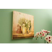 Myflair Möbel & Accessoires Wandbild "Elin", Wanddeko, Motiv Blumen, 50x50 cm, Wohnzimmer von Myflair Möbel & Accessoires