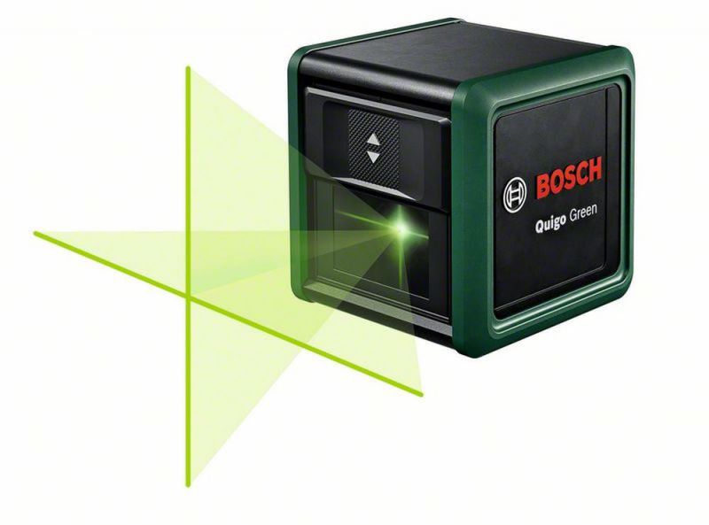 Bosch Kreuzlinien-Laser Quigo Green 0603663C02 von BOSCH grün