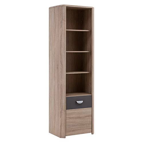 Furniture24 Regal YOOP YPR71 Bücherregal Standregal mit Tür von Furniture24