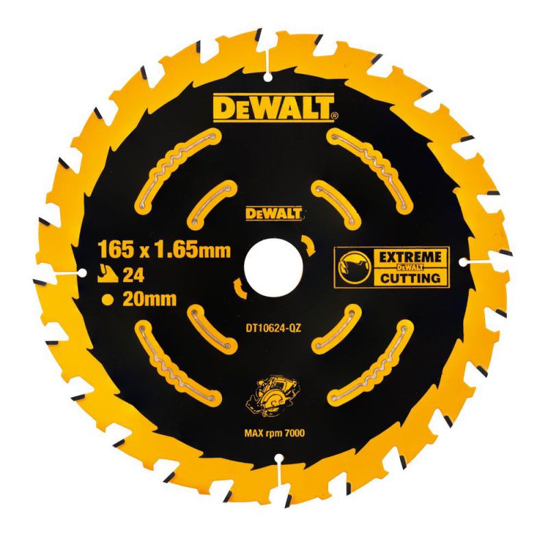 DeWalt Kreissaegeblatt Akku 165/20mm 24WZ - DT10624-QZ von DeWalt