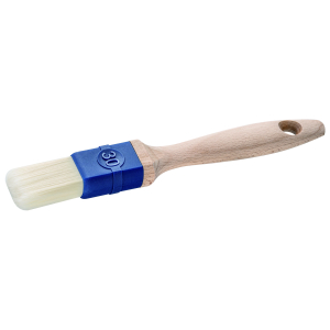 Flachpinsel AquaTex, weiß, Pinsel geeignet für alle wasserbasierten Lacke, Breite: 40 mm