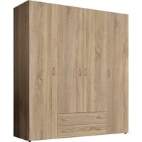 Schlafkontor Drehtürenschrank "Base Kleiderschrank Garderobe Hochschrank", Bega Schrank Bestseller Dauertiefpreis in 3 Breiten und 2 Farben von Schlafkontor