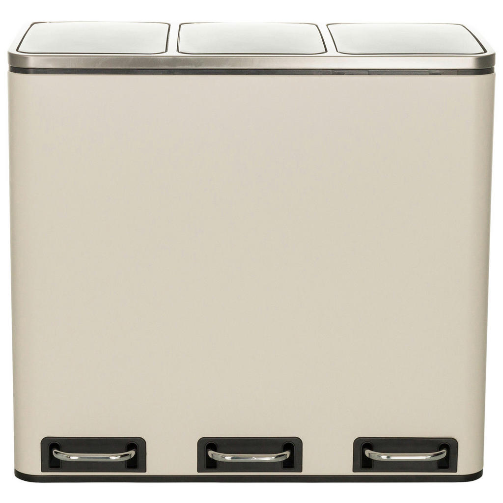 Mid.you Abfallsammler, Beige, Kunststoff, 18 L, 61x56x31.5 cm, Küchen, Küchenausstattung, Mülleimer Mid.you Abfallsammler, Beige, Kunststoff, 18 L, 61x56x31.5 cm, Küchen, Küchenausstattung, Mülleimer von MID.YOU