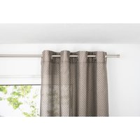 Ösenvorhang 2er Pack Dot taupe B/L: ca. 135x300 cm Ösenvorhang 2er Pack Dot taupe B/L: ca. 135x300 cm von XXXL
